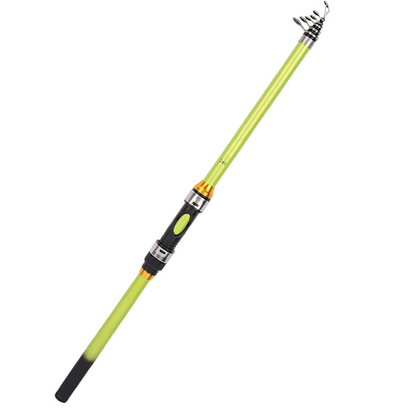 Ultralight Portable Merifiskarin Hiilikuitu Teleskooppikalastussauva (2,4 m)
