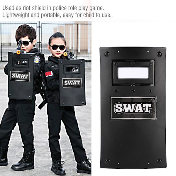 Militärmodell Leksakspoliser Rollspelsskydd Prop Riot Shield