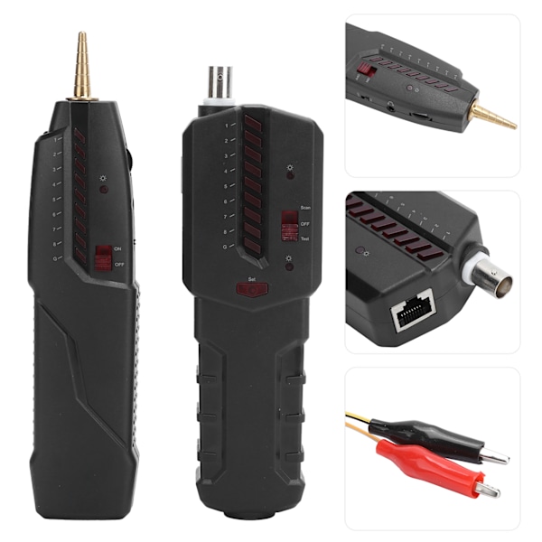 Linjesporing Højpræcisions Trådfinder RJ45 RJ11 LAN Netværkskabels Tester TXJ001