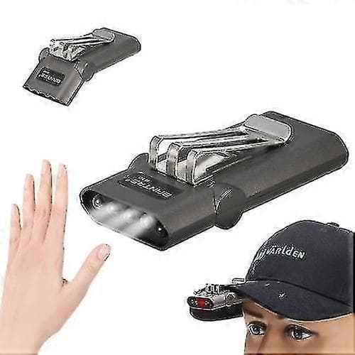 Genopladelig pandelampe Håndfri clip Cap Light