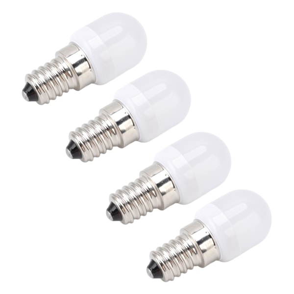 10st E14 glödlampa rostfritt stål 1,5W 220V LED-lampa för ljuskrona Takskåp Väggbordslampor Varmvitt ljus
