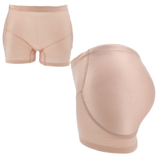 Bløde åndbare Hip-løfttrusser Butt Lifter Kvinder Polstrede Butt Body Shaping Underwear Hudfarve L