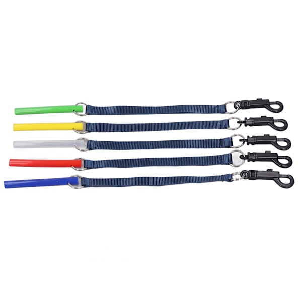 5 stk Baby Tyggelegetøj Hulrør Sling Silikon Blød Sensorisk Udforskning Baby Soothing Bideringe