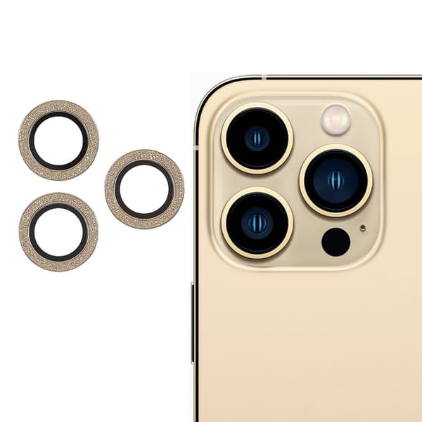 Glitter Kompatibel med iPhone 13 Pro Max deksel - Gull Guld gold