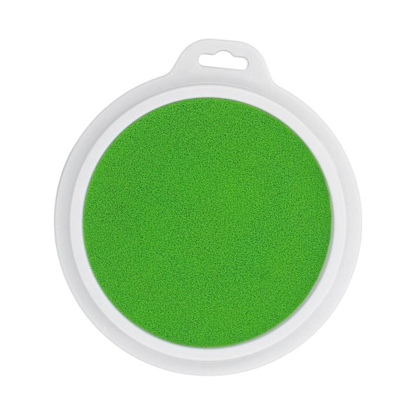 Vaskbar blekkpute Rund håndverksdyna for barn DIY Graffiti Fingeravtrykk blekkpute stempel for tre stoff Scrapbook Grønn