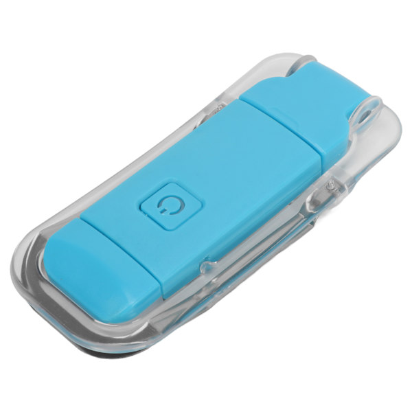 LED-kirjanmerkkilamppu USB-ladattava 3 kirkkautta Lämmin valkoinen valo Kannettava leike lukulampuksi yölukemiseen Sininen