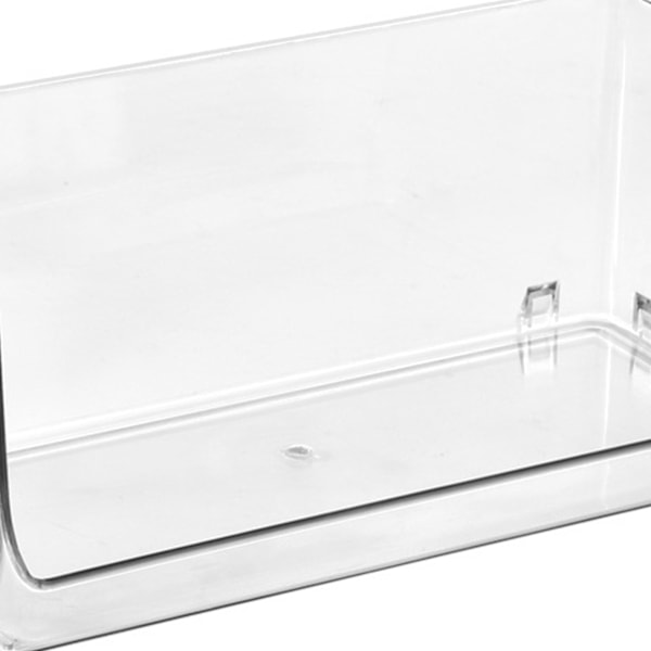 Kosmetisk Vitrine Multifunktionel Stabelbar Plast Transparent Makeup Organizer til hjemmet 32x15x12,8cm/12,6x5,9x5,3in