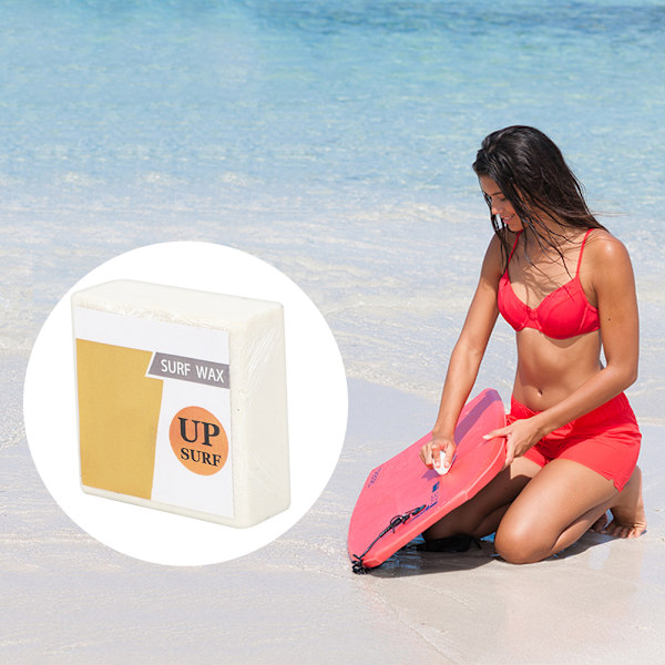 UPSURF Square Transparent Milk White Surfing Professional Surfingbräda Anti slip Wax Surf Tool Accessories (Base Wax)