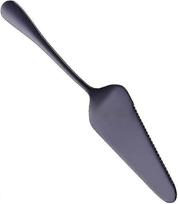 Kakeserver i rustfritt stål, kakespade, svart
