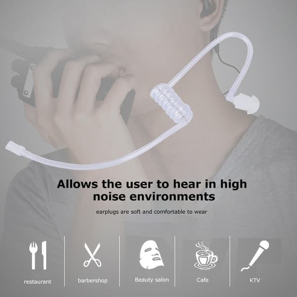 Akustisk spole til Walkie Talkie-headset - 10 stk