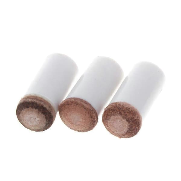 5x Slip-on Pool Cue Tips Plast Snooker Cue Ferrule Billard Til Billardfans