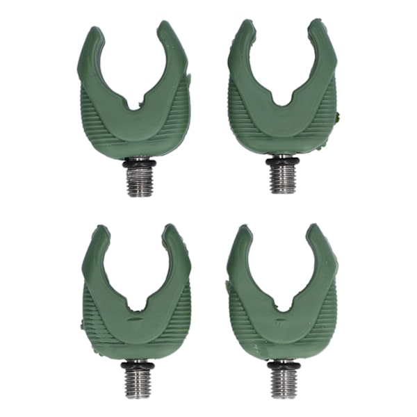 4 kpl karppiikkitelineen Silica Gel -varsipidike Kalastusvavanpidike M3/8 kierteellä Army Green