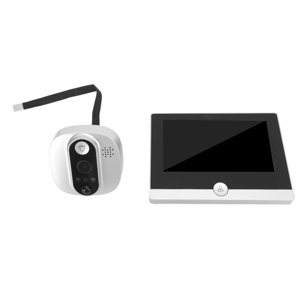 Trådløs videodørklokkekamera med 4,3 tommers farge LCD-skjerm WiFi Smart Motion Detection videodørklokke for hjemmet