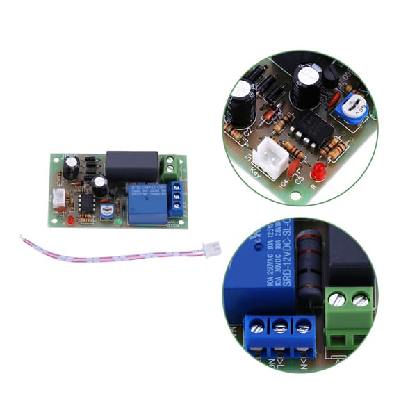 Trigger Timer Forsinkelses Switch Modul Sluk Board Justerbar Tid (1 Sek~5 Min)