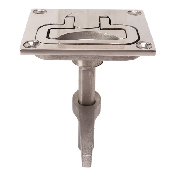Bådsluse Lukning Flush Pull Gulvspænde Lukning 316 Rustfrit Stål 67x79mm Løftehåndtag Låselukning til Yacht Skib