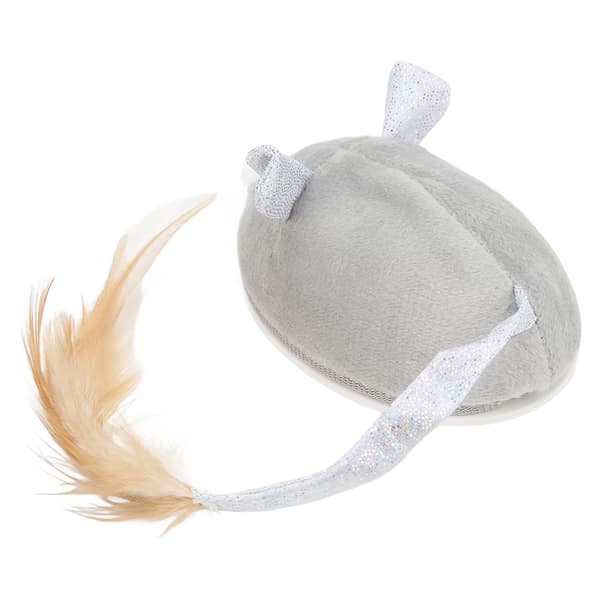 Cat Mouse Toy USB Charging Lifelike Safe Interactive Kitten Automatic Moving Mouse Toy for Indoor Use