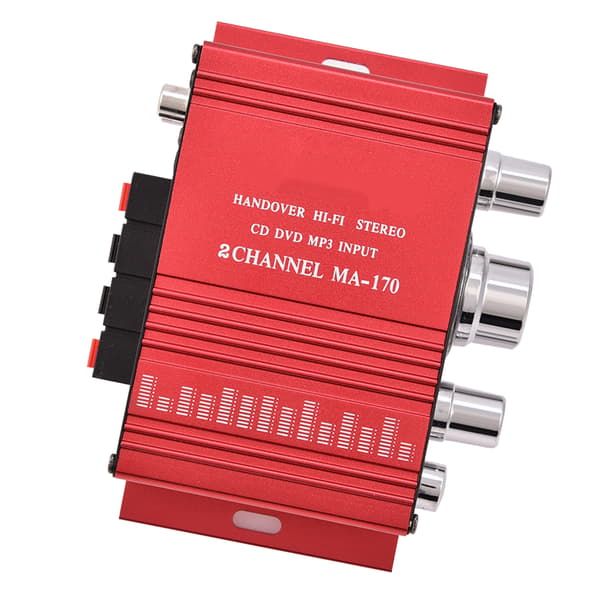 Kraftfuld 12V 2-kanals HiFi stereo lydforstærker