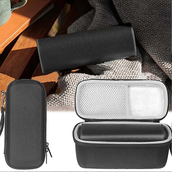 Förvaringsväska för Sonos Roam/Roam 2 Smart Speaker Case Trådlös högtalarlåda Utomhusväskor Musta