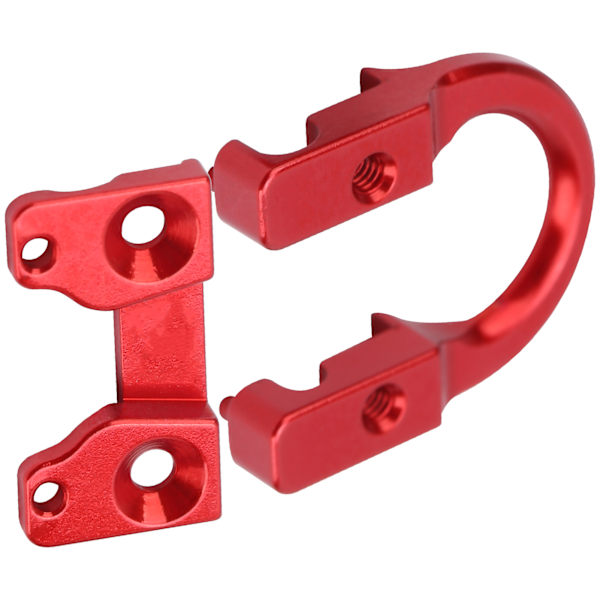 Aluminiumslegering D Loop Ring Skydning Compound Bue Release Buestreng Spænde Tilbehør Rød