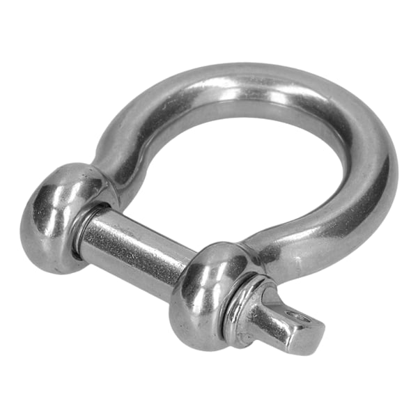 Skruvestift Ankere Shackle Bågform 304 Rustfritt Stål Kjede Wire Rope Tilkobling Løfteverktøy 10 stk M6