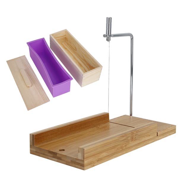 DIY Handmade Soap Candle Bread Making Mold Cutter Set Kitchen Accessories (Cutting Board Box with Lid)