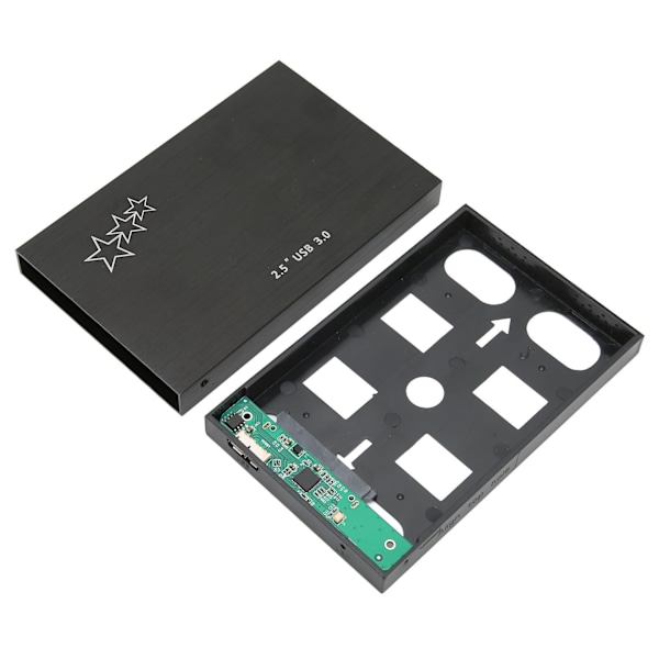 USB3.0 till SATA HDD-hölje 2,5 tum USB3.0 till SATA-stöd UASP 3 TB Max 6 Gbps bredkompatibelt hårddiskfodral