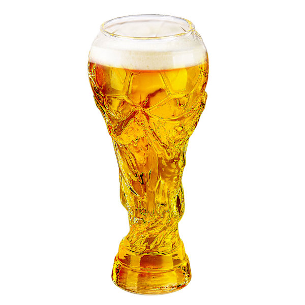 Ölglas 450 ml högt borosilikatglas Vita tjocka ölmuggar för läsk Iste lemonad