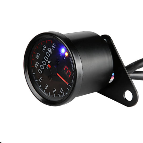 DC12V Universal Moottoripyörän ATV LED-taustavalo Matkamittari Nopeusmittari Mailimittari