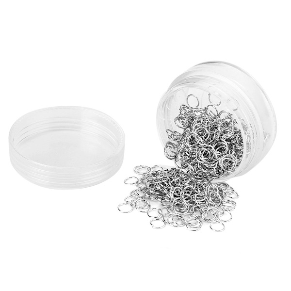 4Box Metal Jump Rings Open Ring DIY Jewelry Findings Making Set Accessory 3mm