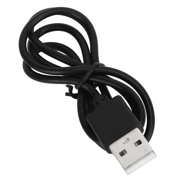 2P Smartwatch Charging Cable Magnetic Watch Charger Replacement USB Data Cable Black 2.5mm/0.1in 8mm/0.3in