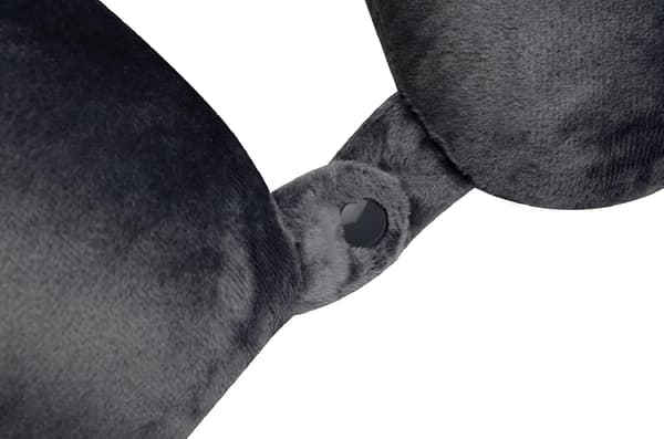 Verdens bedste fjerbløde mikrofiber nakkepude, lysegrå[LD]