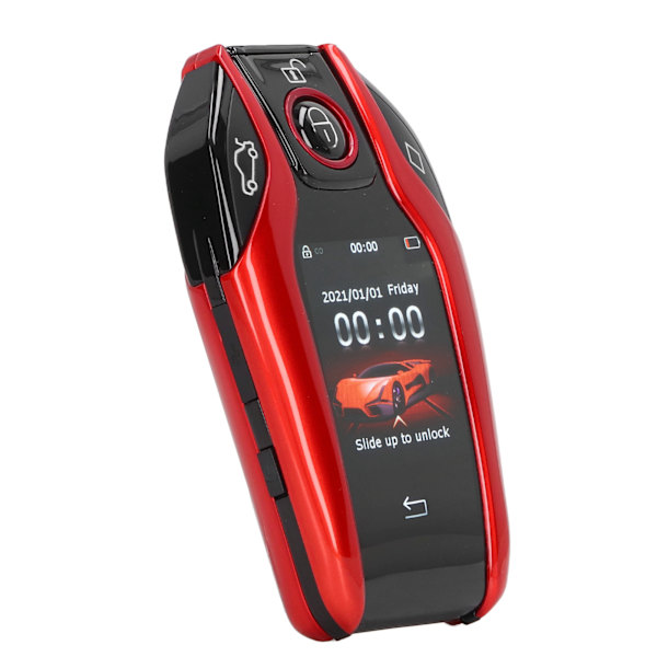 Universal TK800+ LCD-pekskärm Smart Key Fjärrkontroll Keyless Entry för alla Start Stopp Motorknapp Modeller Röd