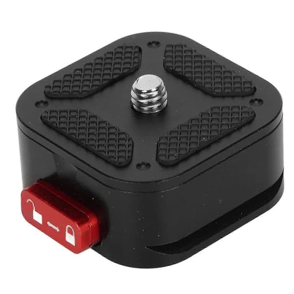 Mini quick release plade 1/4 skruehulsholder Kamera quick release plade til kameramonitorer stativer mikrofoner