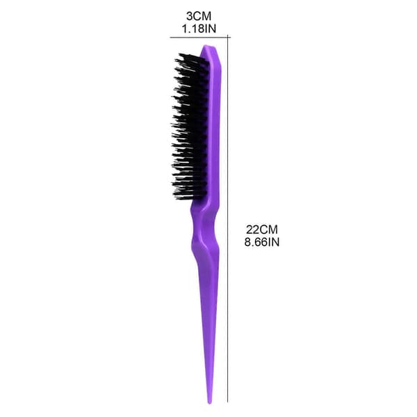 Professionelle hårbørster Kam Teasing Back Combing Hårbørste Slim Line Styling Black
