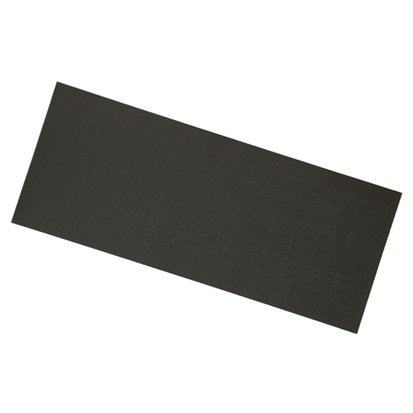 3K mat kolfiberplade Twillvævet kulfiberplade til gør-det-selv håndværk CNC-gravering 100x250x2,0 mm / 3,9x9,8x0,08in