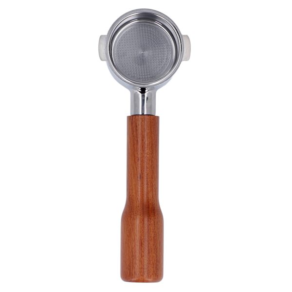 Portafilter 51mm 2 korvaa Pohjaton kahvikahva ruostumattomasta teräksestä Delonghi ECO310 C1 tyypille Punainen happo