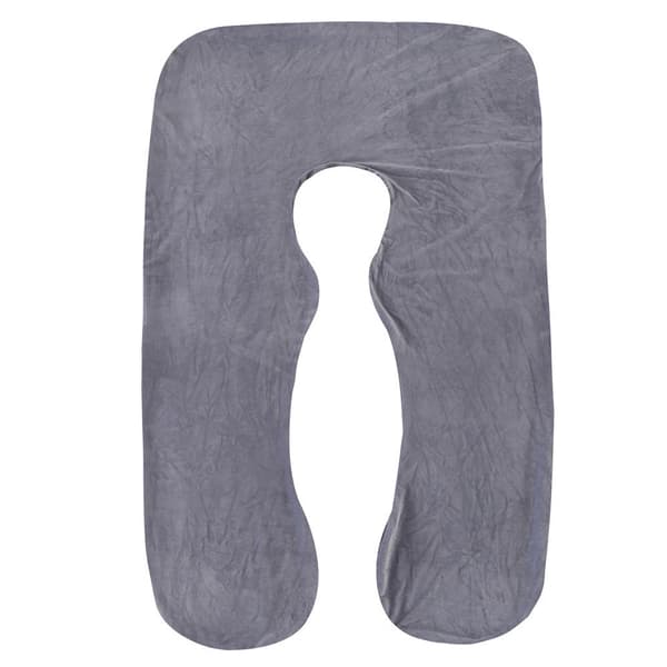 U-formad gravidkudde 145 x 70 cm med avtagbart kuddfodral