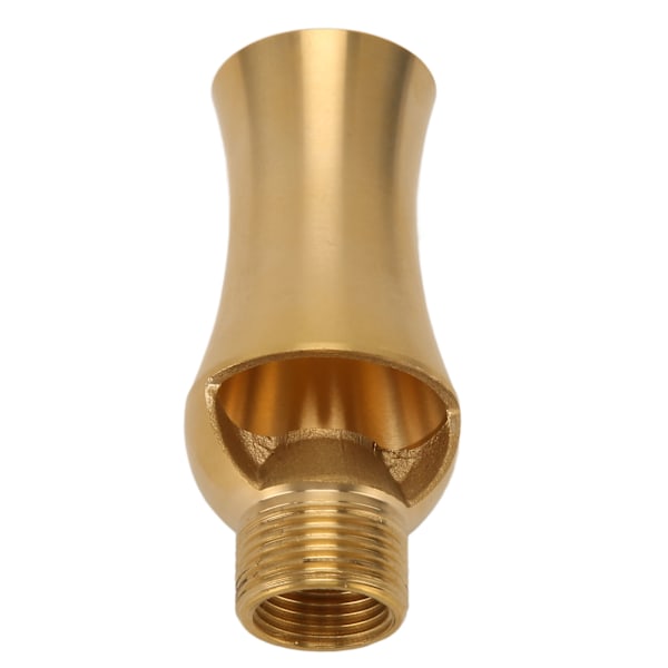 Lammiväli Vesiputous Suihkupää Kupari Ice Tower Cascade Cedar Suihkupää Puutarha Lammille G1/2 G3/4 Universaali 9,5 cm
