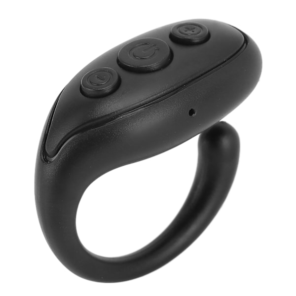 Älypuhelimen Bluetooth-kaukosäädin ABS-rengas Muoto Pitkä akun kesto Kamera Kaukosäädin suljin tabletille Musta