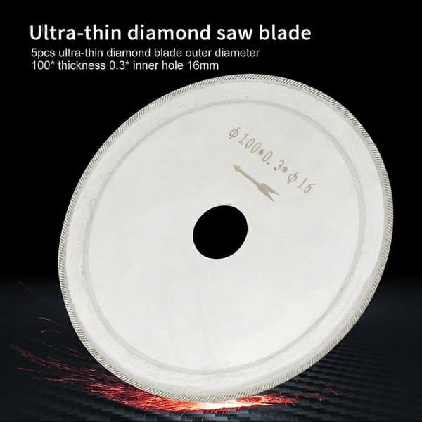 Ultratunn diamantsågklinga för ädelstenar, smyckeskärblad