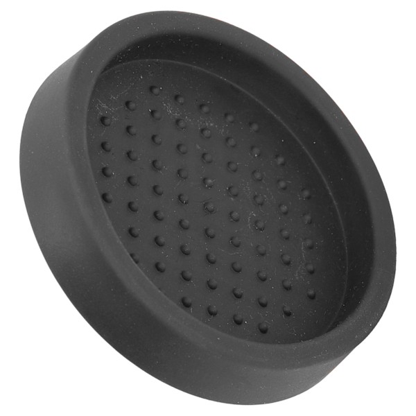 Rund Silikon Kaffe Tamper Mat Mjuk Värmebeständig Bärbar Kaffe Tamper Pad för HomeBlack