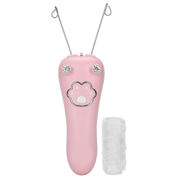 Elektrisk Bomulds Tråd Epilator Kropshårfjerner Tråd Enhed Fysisk Fjernelsesværktøj Rosa