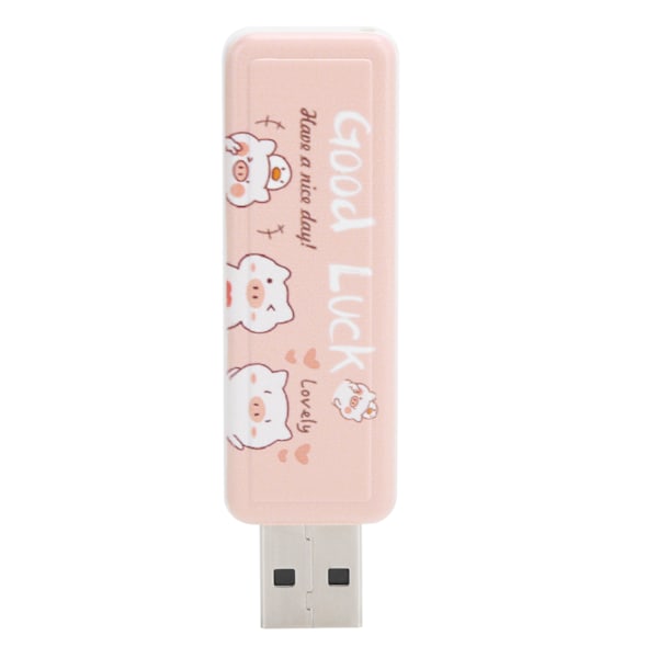 U-levy USB2.0 PushPull -muistitikku Yrityslahja Autotietokoneen tarvikkeet (Onnen sika 128 Gt)