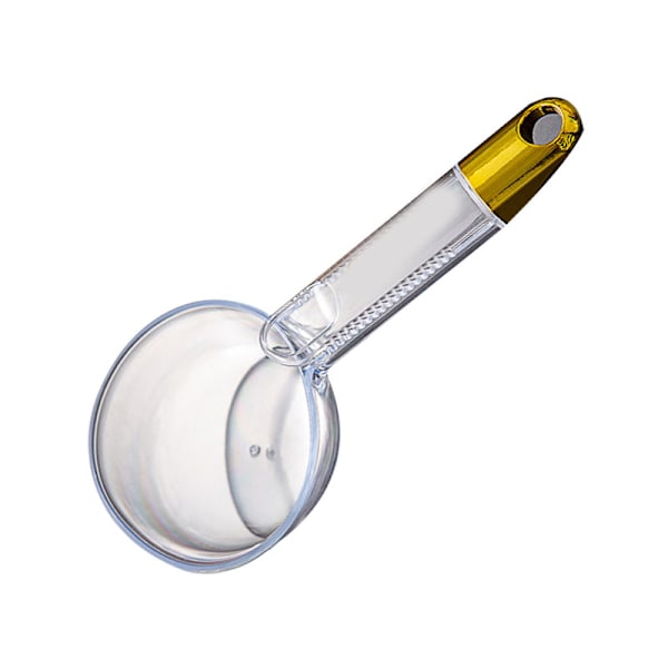 Risportionsskje 180 ML Enkel Langt Håndtak Klemdesign Transparent Rismåleskje for Hjemmekjøkken Transparent