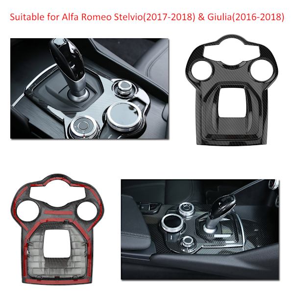 Car Interior Central Console Control Panel Frame Cover Trim for Alfa Romeo Giulia / Stelvio