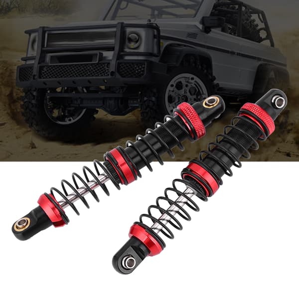 Metal Støddæmper Opgraderingsdele Passer til 1/10 RC Crawler Universal til TRX4 90mm SXC10 D90 Sort