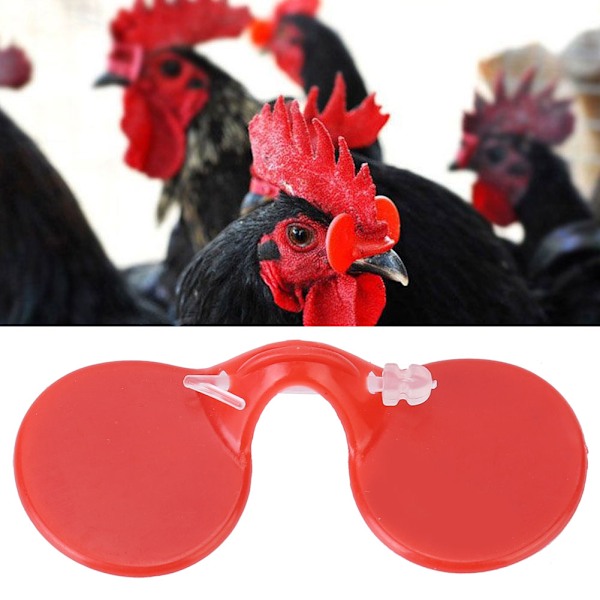 1000 st Anti Pecking Chicken Eye Glasögon Fjäderfä Kyckling Farm Utrustning