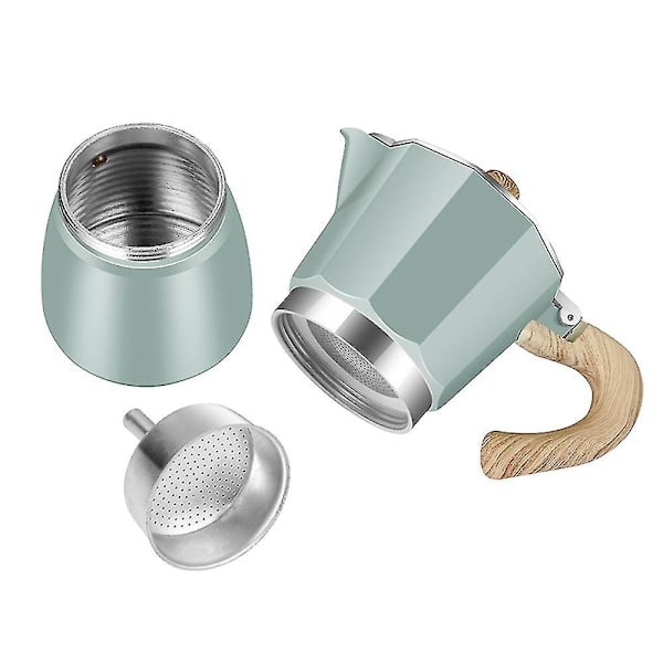 Alumiininen Moka-kahvinkeitin, 3 kupin liesi-kahvinkeitin