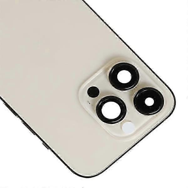 Kompatibel med iPhone 14 Pro Max bagcover CE EU-version[LD] Gold