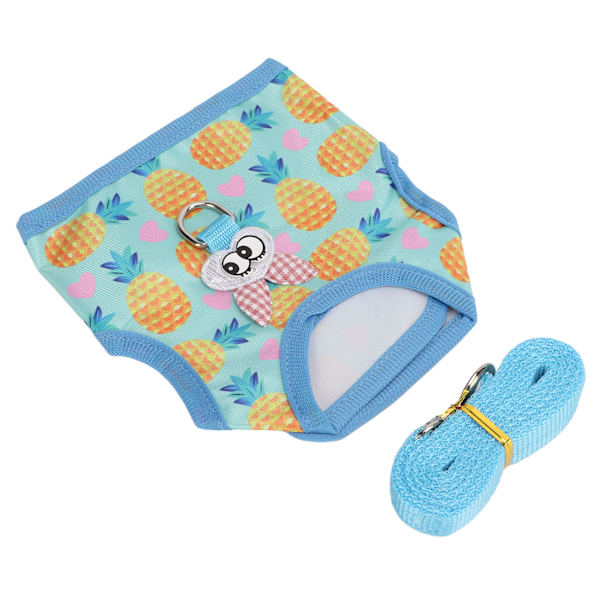 Bunny Sele koppel Set Justerbar mjuk nylon kaninväst för kattunge Iller marsvin